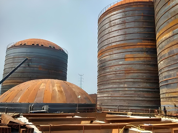 熊口管理区焦粉钢板仓